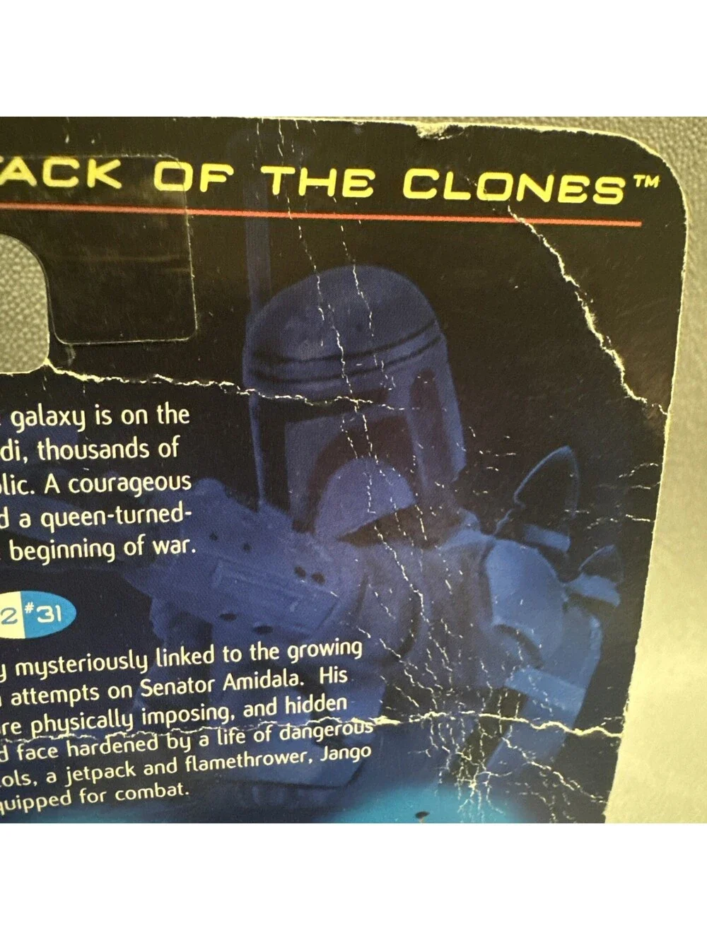 Hasbro Star Wars Attack Of The Clones Jango Fett Final Battle Firing Gauntlet